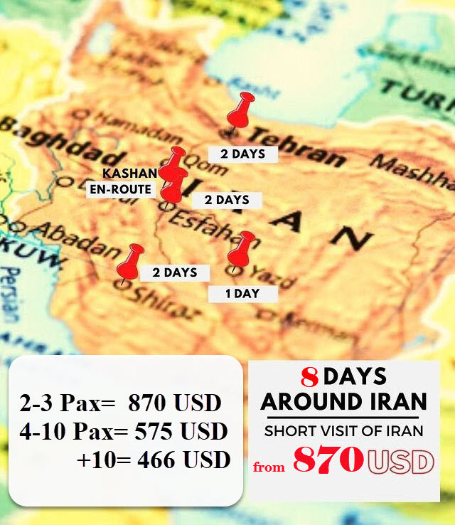 Iran 8 Days Tour Program