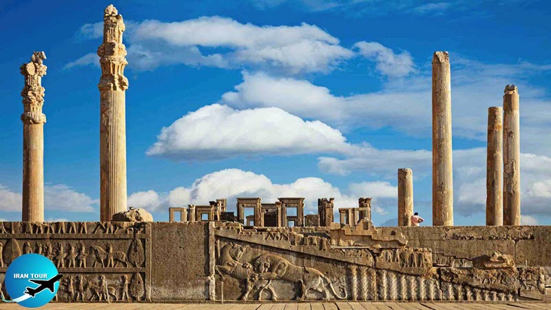 Persepolis the ceremonial capital of the Achaemenid Empire (550-330 BC) 60 km northeast of Shiraz-Fars province.