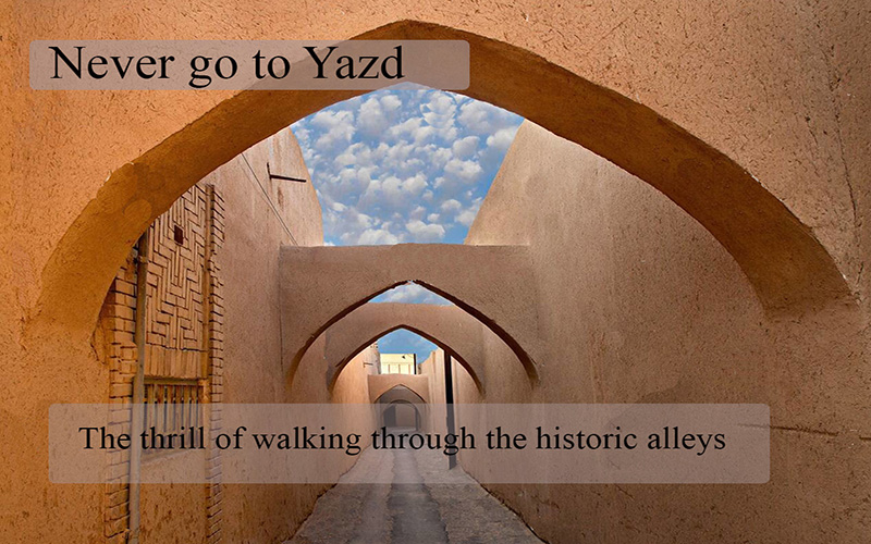 Fahadan Alleys in Yazd
