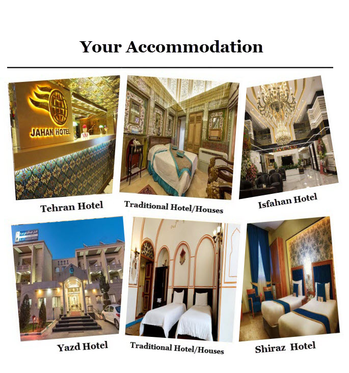 Your Accommodation in Iran