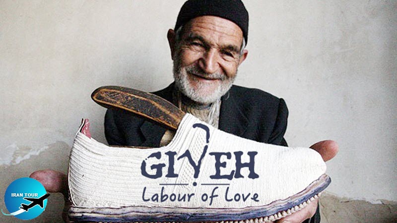 Giveh is a light cotton summer shoes and a traditional and local shoe in different area of Iran. 
