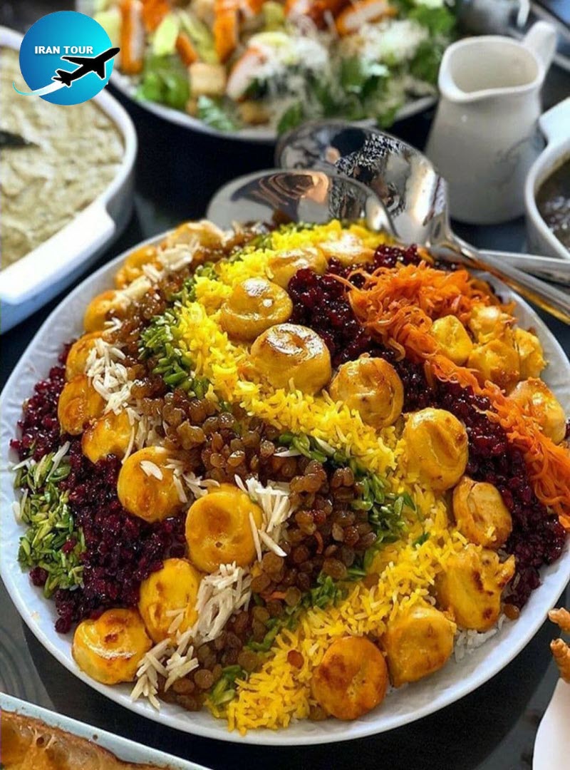 Jeweled Rice (Rice with Nuts and Dried Fruit)