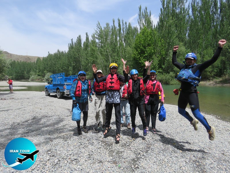 Rafting in Zayande Rood Iran