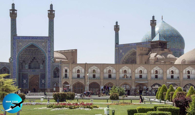 The Imam Mosque, located on the south side of Isfahan Square