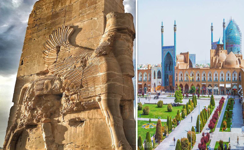 Historical links between Persepolis Achaemenid and Isfahan Safavid era