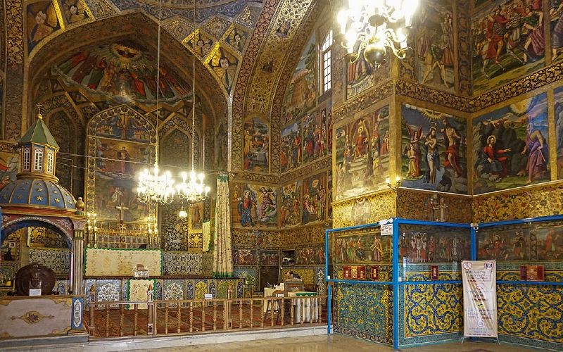 Enter Vank's stunning cathedral in Isfahan