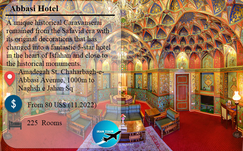 Abbassi Hotel Carevanseray one the best Iran Hotels