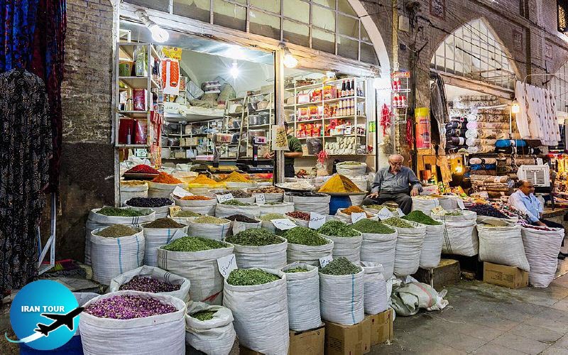 Spices Bazaar at Vakil Bazaar Shiraz