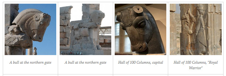  Hall of 100 Columns  Royal Warrior persepolis Shiraz