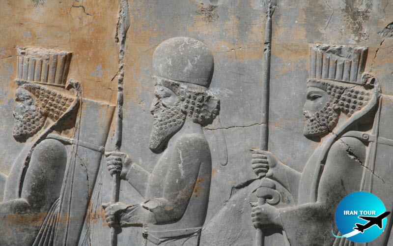Achaemenid Sldiers in Persepolis