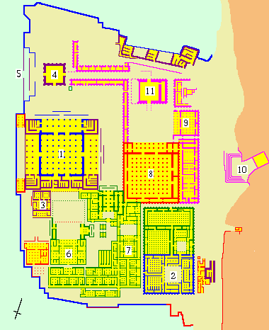 Persepolis buildings and maps