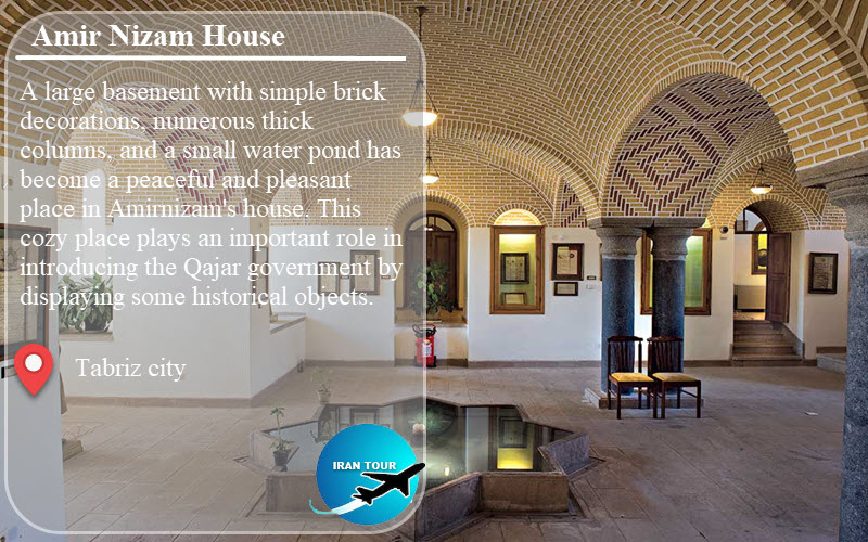 Amir Nizam House or Qajar Museum the most beautiful traditional house in Tabriz