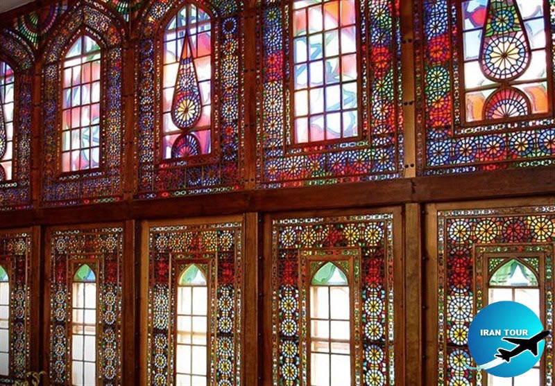 Tabriz Behnam House - Decoration of the windows