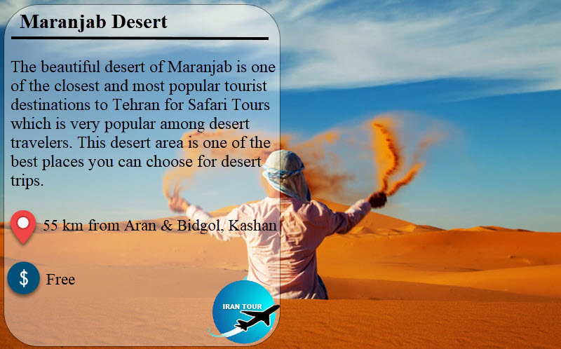 Maranjab Desert close to Kashan