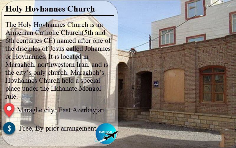 The Howans church is the only remaining church in the Maraghe  city