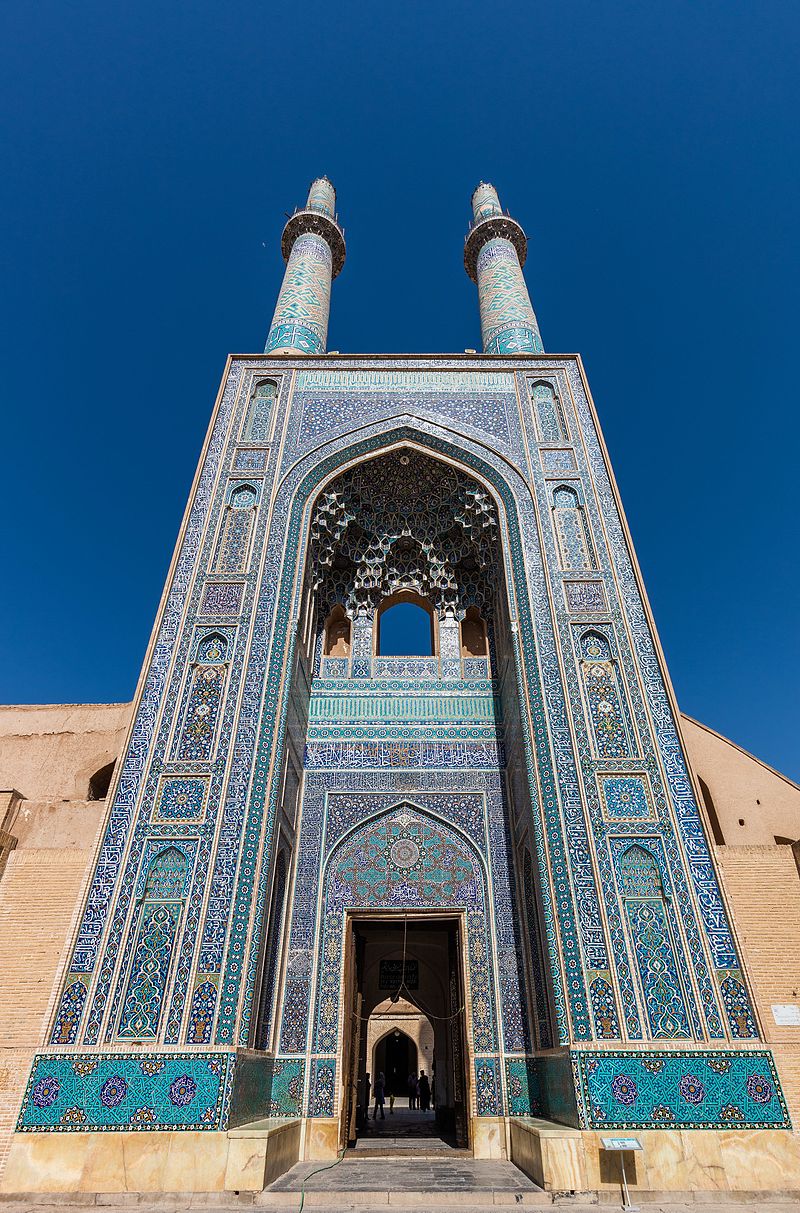 Yazd Jame Mosque -The tallest minarets in Iran