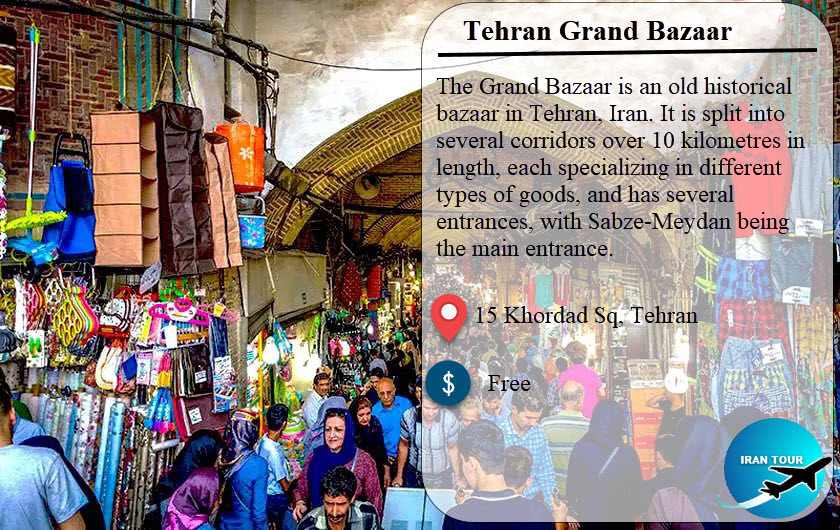 Tehran the Grand Bazaar