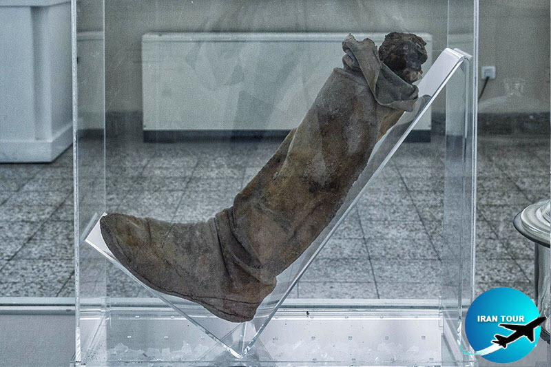 a part of salt man Mummy, Iran national museum